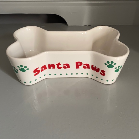 Santa Paws dog bowl - Picture 1 of 4